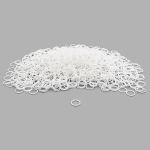 Кольца для бюстгальтера пластик ⌀20.0 мм, белый, 50 шт