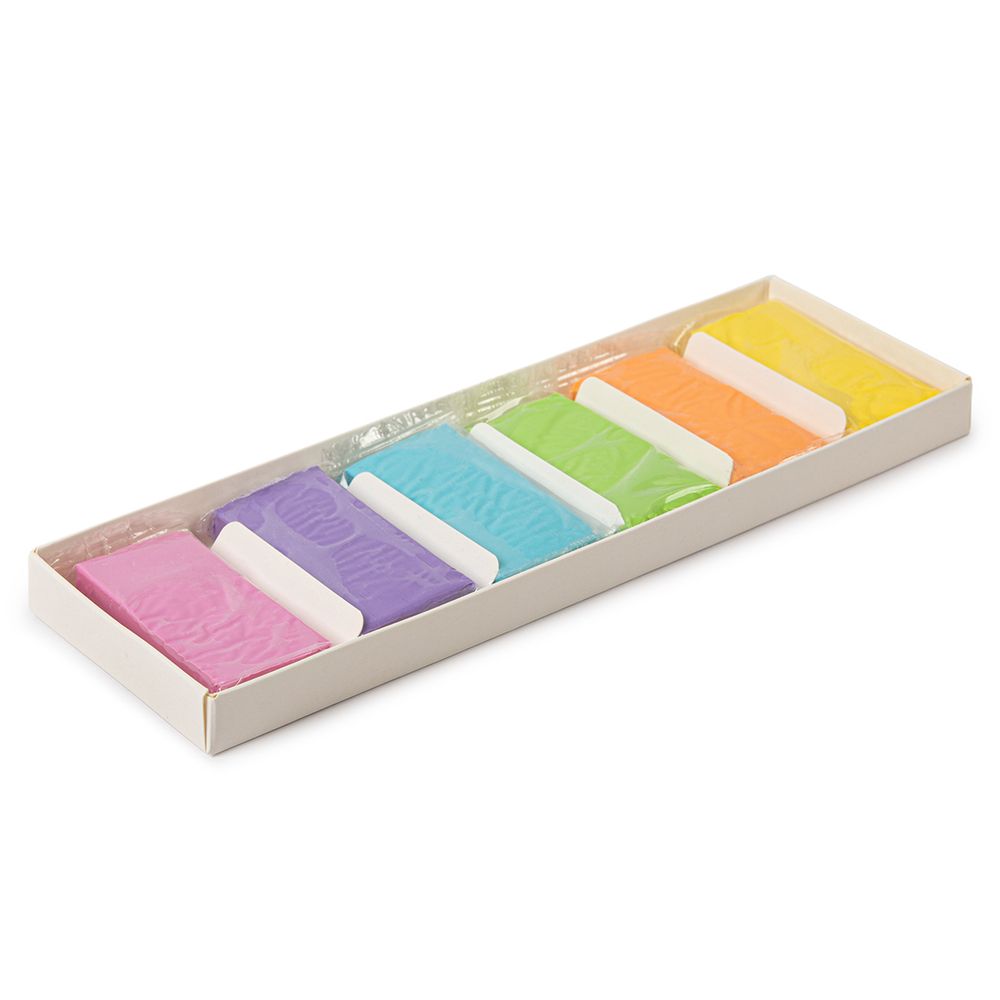 Пластилин растительный РАСТИпласт. Пастельные цвета LRPP-0106 120 г, (в картонной упаковке) 6 цв, Лео LRPP-0106