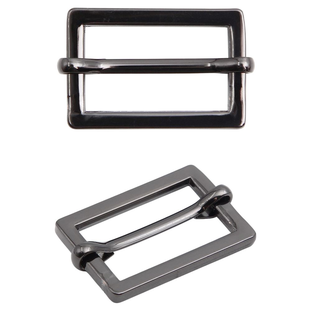 Рамка регулировочная металл литая 25 мм (31х21 мм, ⌀3 мм), чер.никель, 4 шт