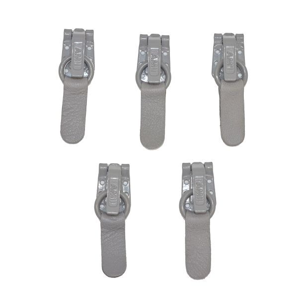 Крючок шубный Amii 50 мм, RAL 7037, 50 шт, серый