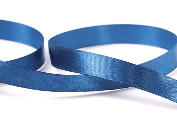 Лента атласная 1-сторонняя 12.0 мм / 33±2 метра, 145 сине-серый, Gamma