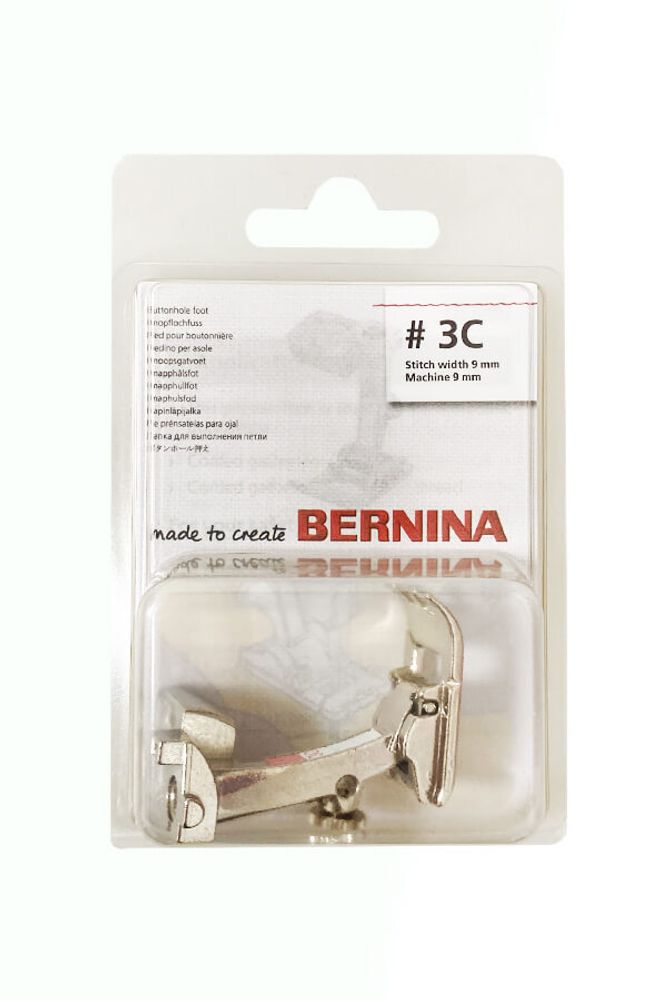 Лапка для швейной машины №3С для выполнения пуговичных петель, 033 204 72 00, Bernina, 1 шт
