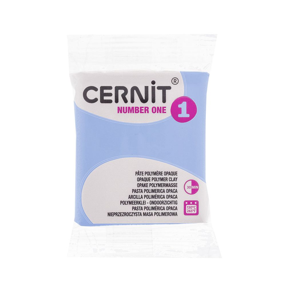 Полимерная глина запекаемая Cernit № 1, 56 г, 212 голубой барвинок