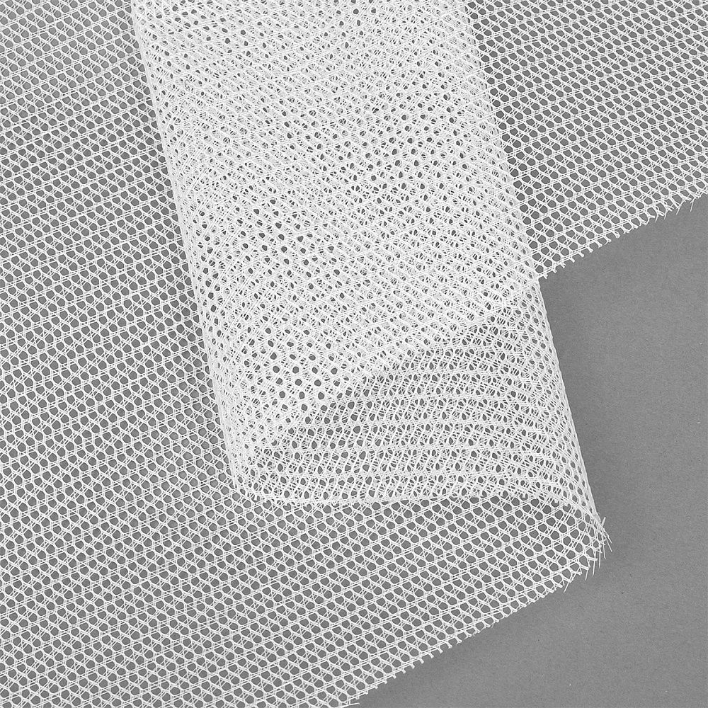 Сетка для бейсболок жесткая 70 г/м², 150 см / 100 метров, TBY.102-4, цв.белый