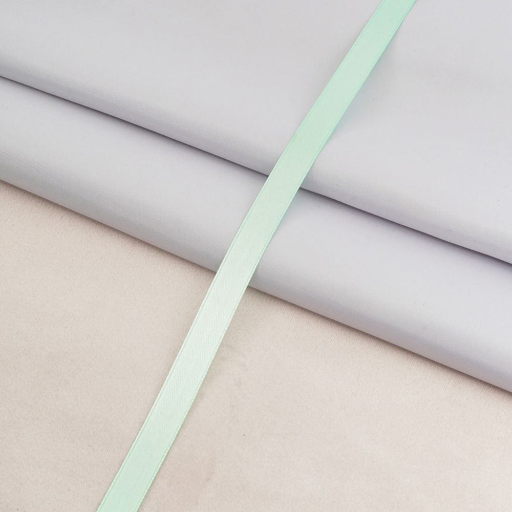 Лента атласная 2-сторонняя 12.0 мм / 22.86±1 метров, C1153 мятный, 6102-0002, Globus