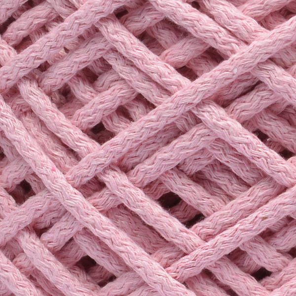 Шнур для макраме круглый х/б 06мм 60184/200 5 св.розовый уп.200м