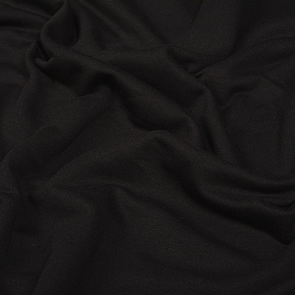 Футер 2-нитка начес 190 г/м², 100-100 см / 10 метров, ФУТ2Х.НАЧ.190.ЧЕРН.10, черный