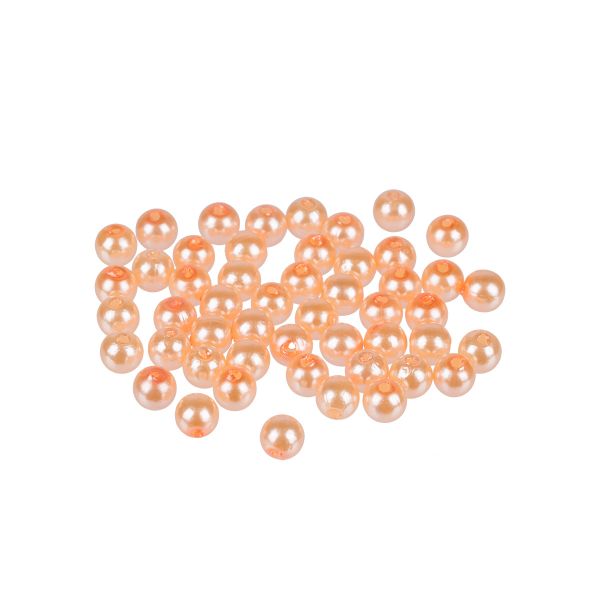 Бусины пластик ⌀6 мм, 50±2 шт, №29 розовый, Zlatka PB-1