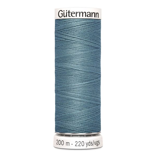 Нитки универсальные Gutermann Sew-all, 200м, 827 сизый, 5 катушек