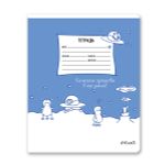 Тетрадь ученическая школьная, A5+ 18 л. на скобе 65 г/м², белизна 100%, 20 шт, клетка, 000710 Учись с улыбкой, Светоч 18ТЕТк-001