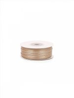 Лента атласная 1-сторонняя 3.0 мм / 100±1 метров, 3009 бежевый, Magic4Hobby