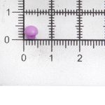 Украшения декоративные пуговицы Мини круглые на ножке, 5мм, уп/20 шт, сиреневый