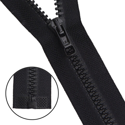 Молния трактор Arta Т6 (6 мм) 1 зам., разъем., 75 см, ОПТ. УП. 25 ШТ., 077 черный