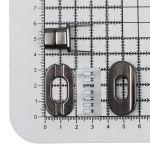 Застежка для сумки поворотная 2.9х2.1х2 см, 5 шт, бл.никель, 3455