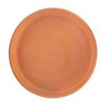 Тарелка большая для декорирования из красной глины, 17х17х2.3 см, Love2Art, БГ-033