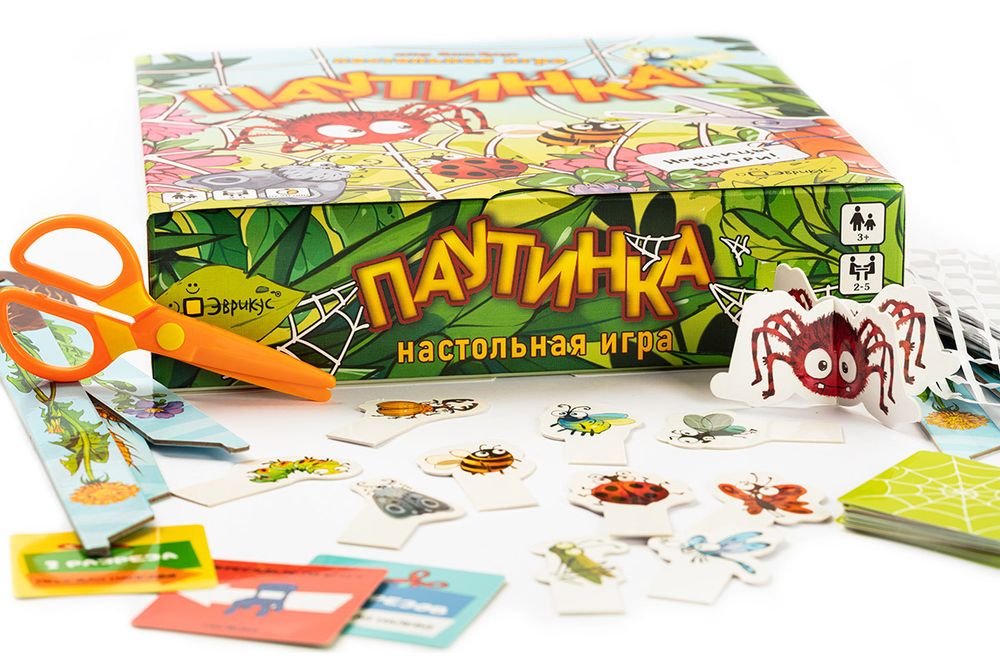 Игра настольная Паутинка, Эврикус BG-17029