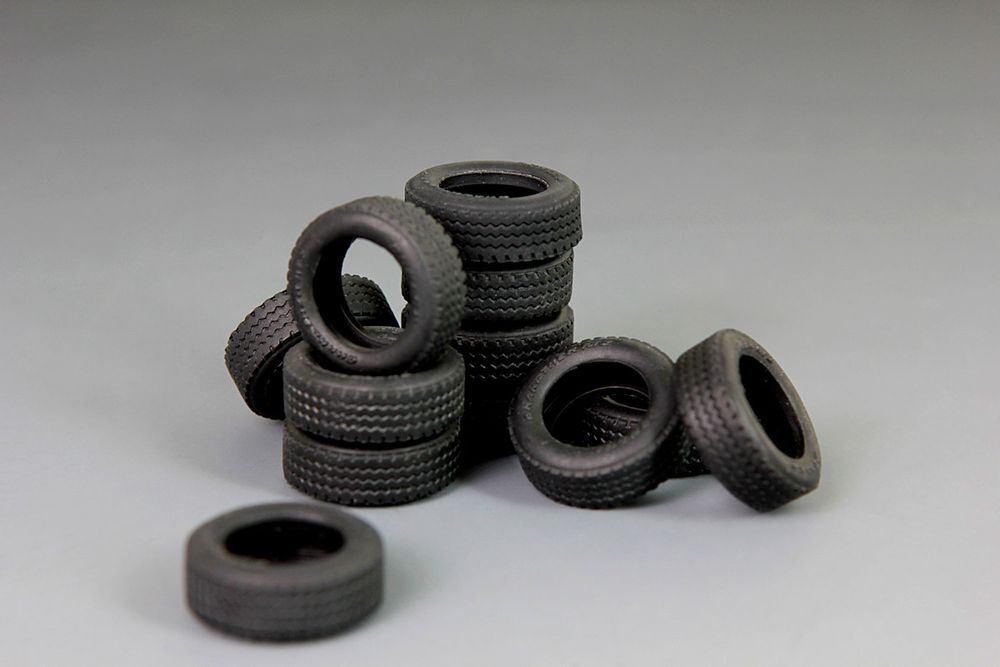 Модель сборная: шины, Tyres for Vehicle/Diorama (4pcs) 1/35, Meng SPS-001