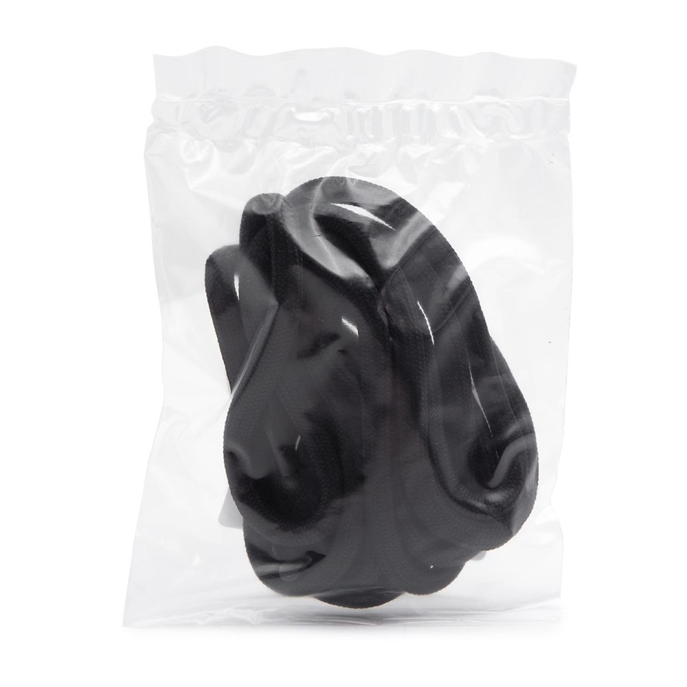 Шнурки круглые с металлическим наконечником 4.0 мм / 100 см, 1 пара (2 шт), черный, 6220-0133