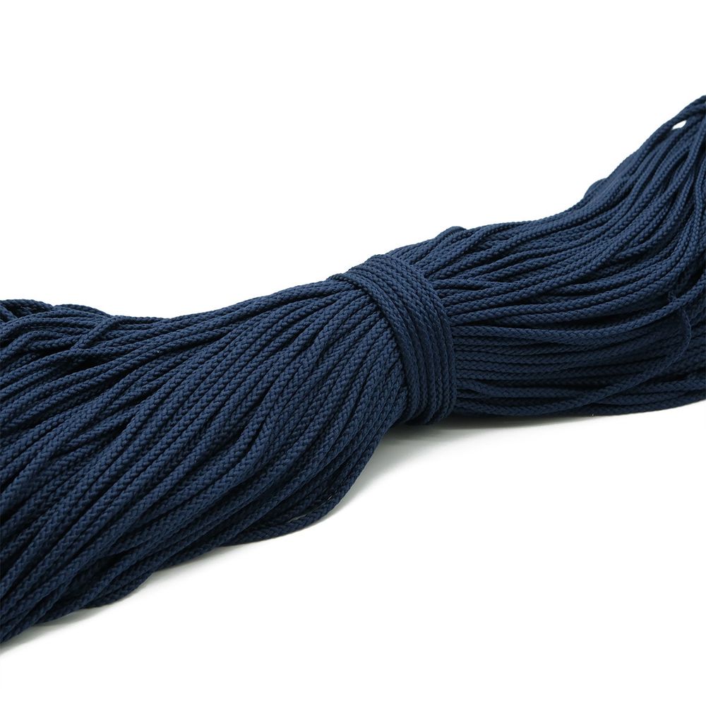 Шнур плетеный ⌀4.0 мм / 200 метров, 030 т.синий
