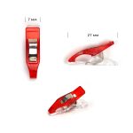 Клипсы зажим для фиксации ткани Maxwell 2,7*0,7мм, 100 шт/120гр