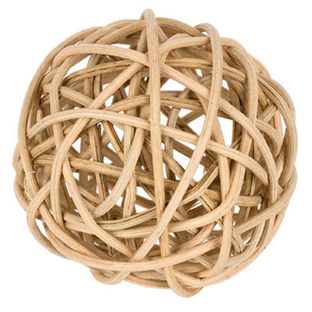 Шары декоративные из ротанга 5 см, 12 шт, №06 бежевый, Blumentag BRF-5
