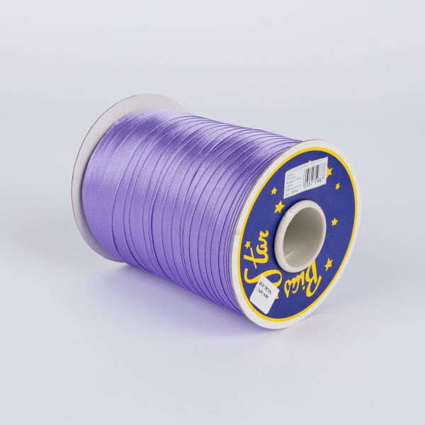 Косая бейка атласная 15 мм / 132±1 метра, В096 т.сиреневый, NGK-15P