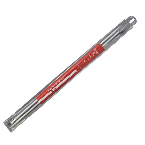Спицы прямые Hobby&Pro ⌀4,5 мм, 35 см, 940245