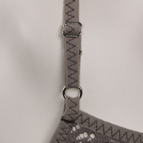 Кружево бельевое эластичное 300 мм / 13.72 м, цв. C072 шиншилла