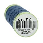 Нитки отделочные Gutermann Top Stitch, 30м, 112 серо-синий джинс, 5 катушек