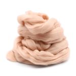 Шерсть для валяния мериносовая тонкая 100%, 100 г, цв.72 светлый персик