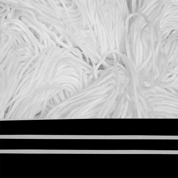 Резинка круглая мягкая 2.0 мм, белый, 1500 м