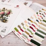 Набор для вышивания нитками Luca-S, Розы, 31х30см