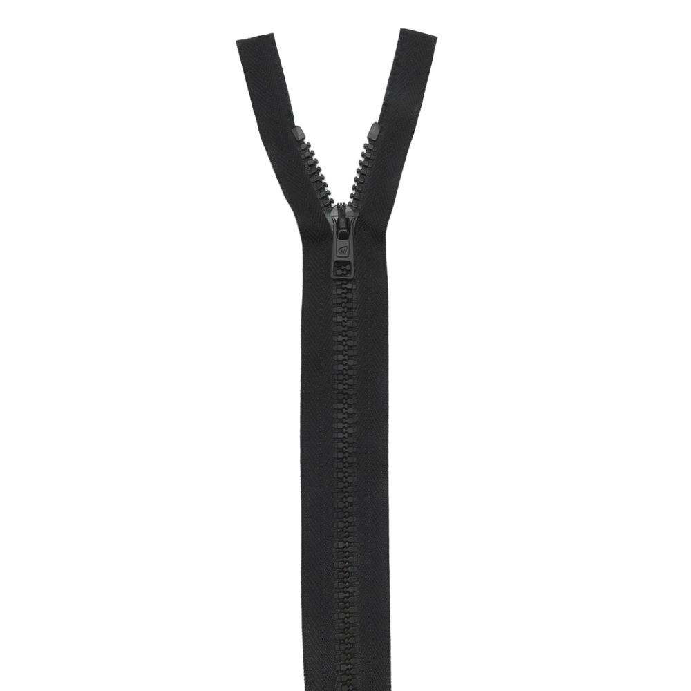 Молния трактор Arta Т6 (6 мм) 1 зам., разъем., 90 см, цв. 077 черный, уп.5 шт