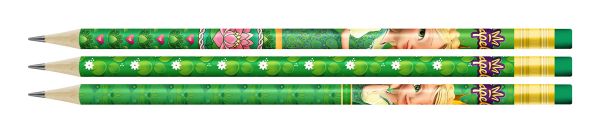 Карандаш чернографитный (набор) круглые с ластиком ОПП Василиса ТМ (HB) 10х3 шт, Hot Print, ВКФ TSR-3P-04