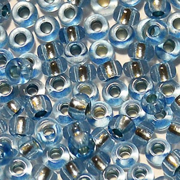 Бисер Preciosa прозрачный с серебр.центром 10/0 (2.3 мм), круг.отв., 50 г, (78132)