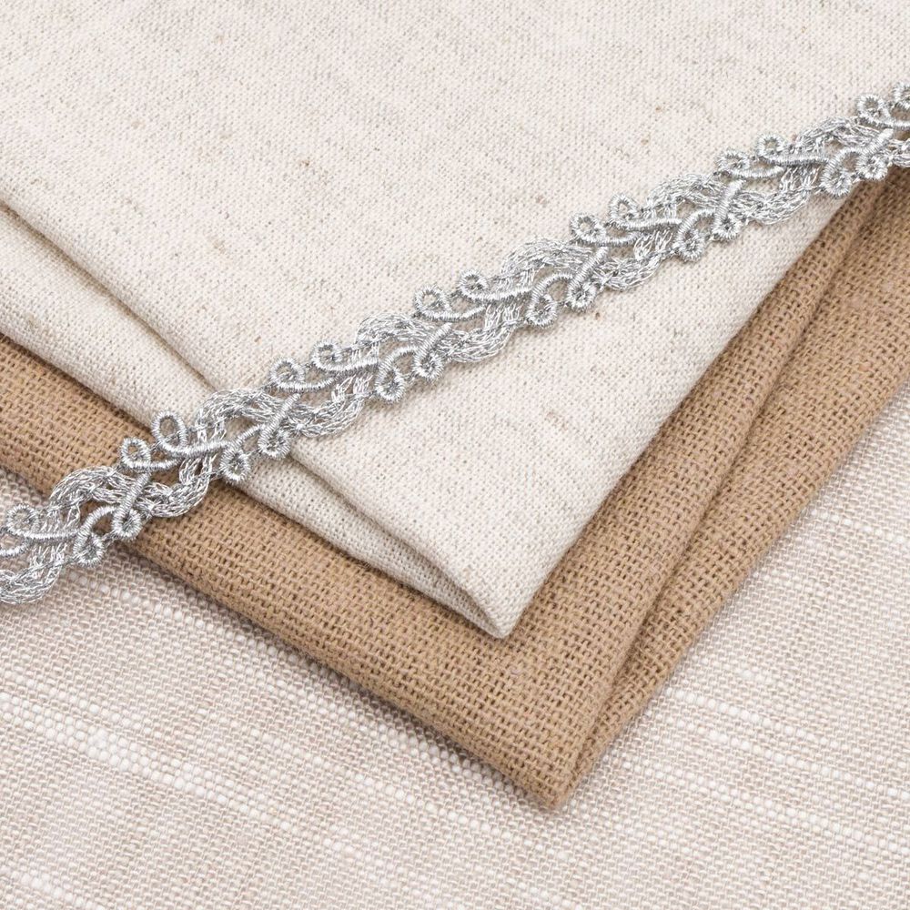 Тесьма 10мм / 50м (06 серебро), 23-2505