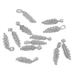 Сутажная застежка, 11 см (серебро), NO.4, 5 шт