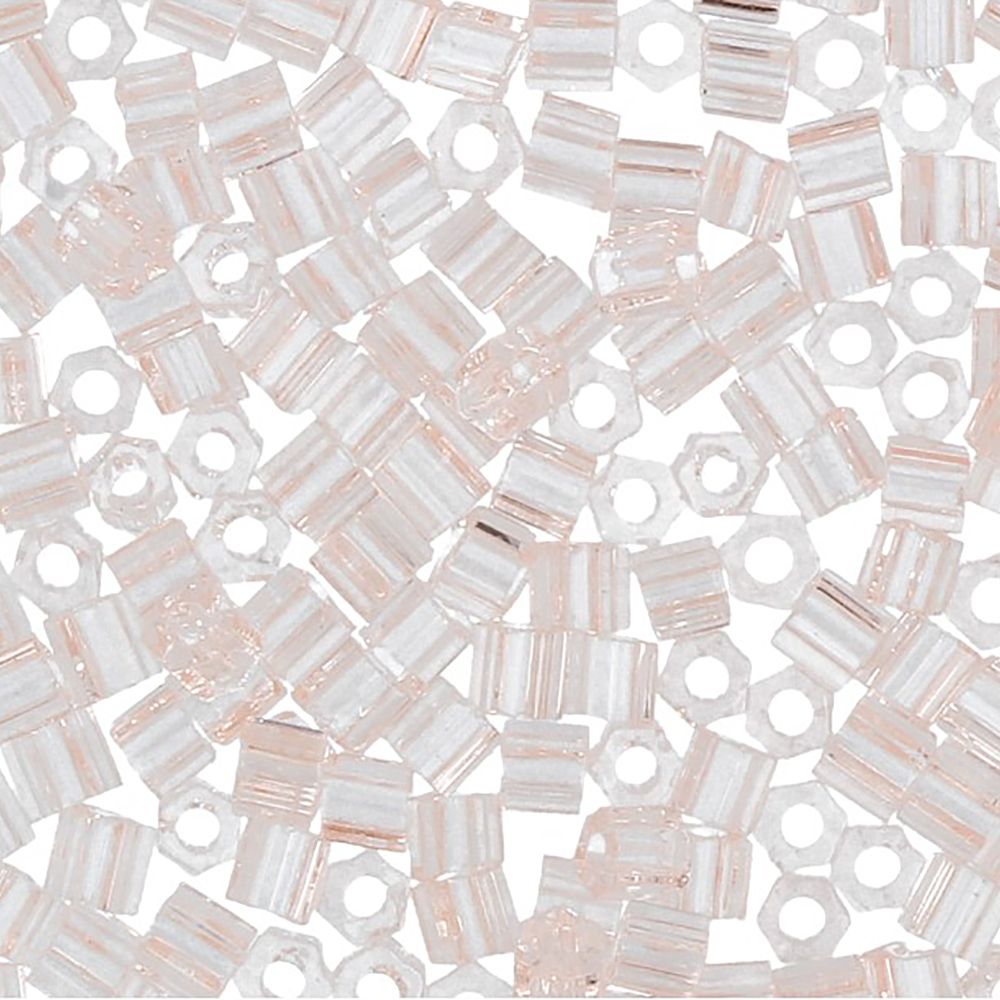 Бисер Toho 11/0 Hexagon 1 (2.2 мм), 25 г (5х5 г), 0011 бл.персиковый
