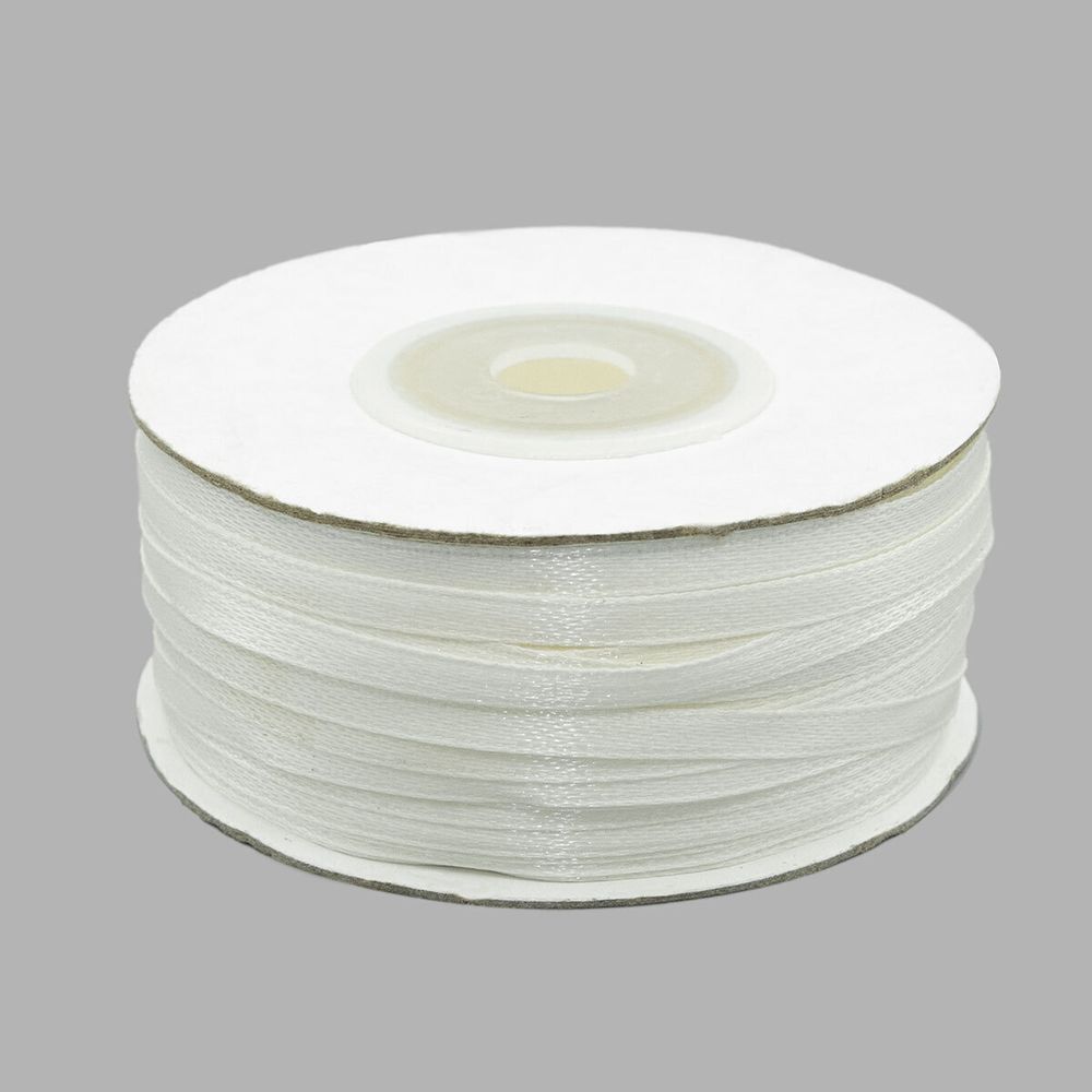 Лента атласная 1-сторонняя 30.0 мм / 100±2 метров, 411006, шампань, Globus