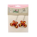 Подхваты шторные магнитные FCG1064 (5 красный/золото)