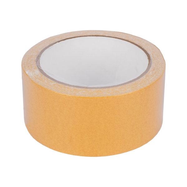 Лента клейкая двухсторонняя на тканевой основе 48 мм / 10 метров, белый, Gamma TLK-48