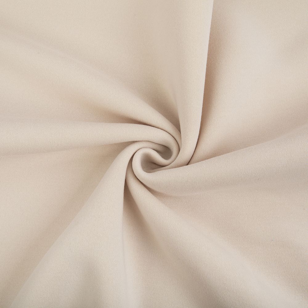 Футер 2-нитка с начесом 275 г/м², 150х180±5 см, св.бежевый/lt.beige, Gamma DBKTN