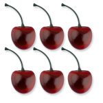 Декоративные элементы для флористики 2.7 см, 6х6 шт, 01 черешня, Blumentag RDF-05