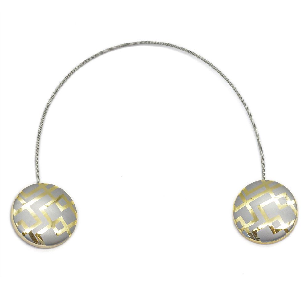 Клипсы для штор магнитные с тросом, 30см ⌀45, 2П3