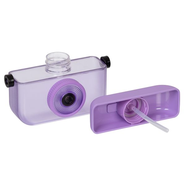 Бутылка пластиковая 400 мл, 16.8х6.4х12.3 см, №03 фиолетовый, Lol&Pop LLP-010