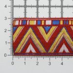 Лента (тесьма) жаккардовая 32.0 мм / 25±1 метров, рис. 8992, (красный/желтый/синий) С1853Г17