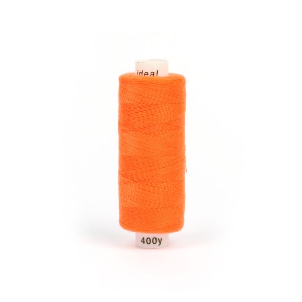 Нитки швейные бытовые Ideal 40/2, 366 м / 10 кат., 579 оранжевый