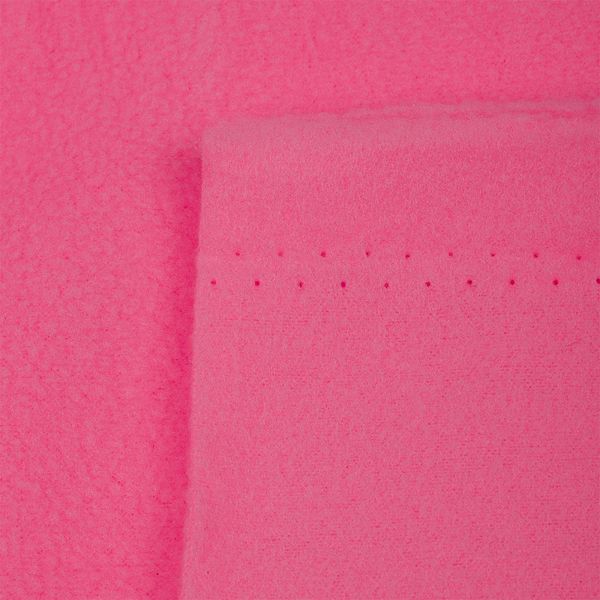 Флис 2-сторонний 190 г/м², 150 см / 10 метров, TBY-0059-933 цв.933 яр.розовый