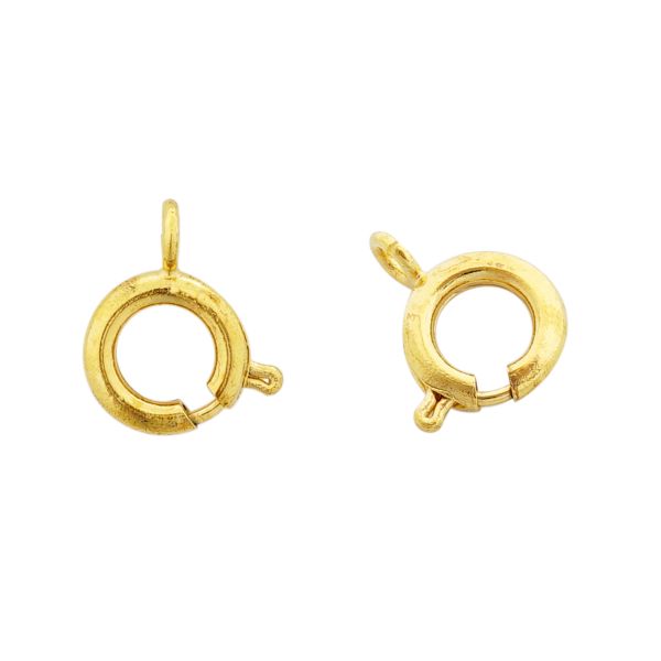 Замок для бус кольцо 9мм, 5 штук, Astra&Craft (Золото), 4AR240