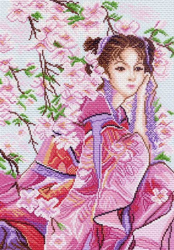 Рисунок на канве Матренин Посад 37х49 - 1153 Розовые мечты